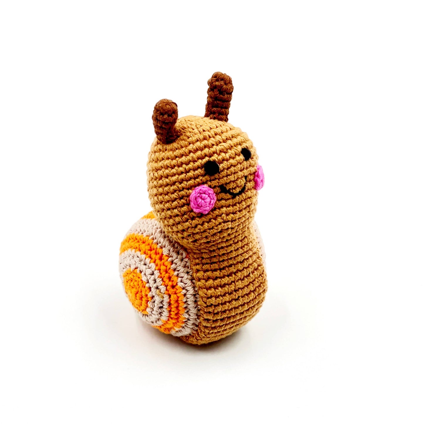 Baby Snail Rattle β Garden-Themed Toy