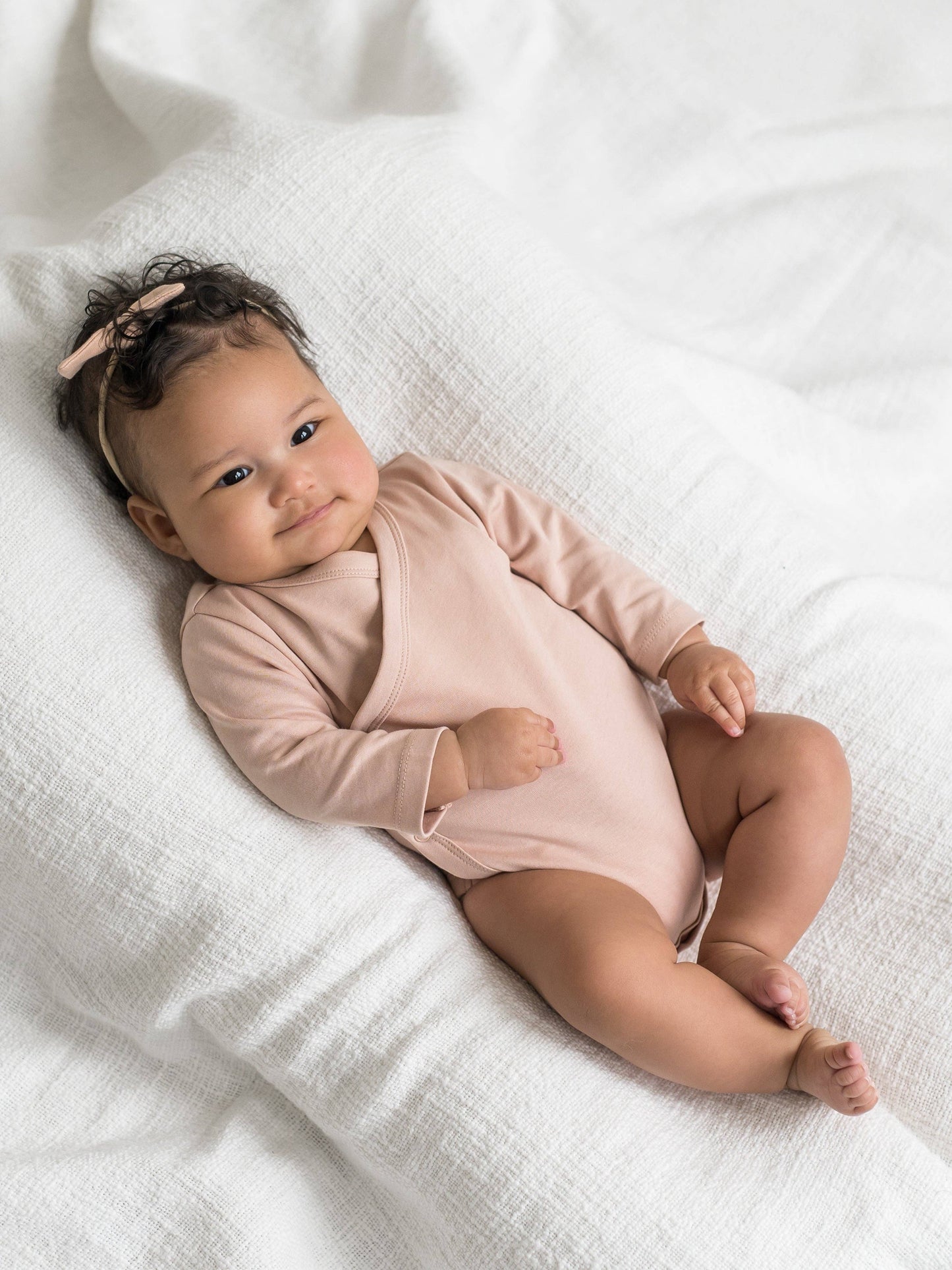 Classic Long Sleeve Kimono Bodysuit