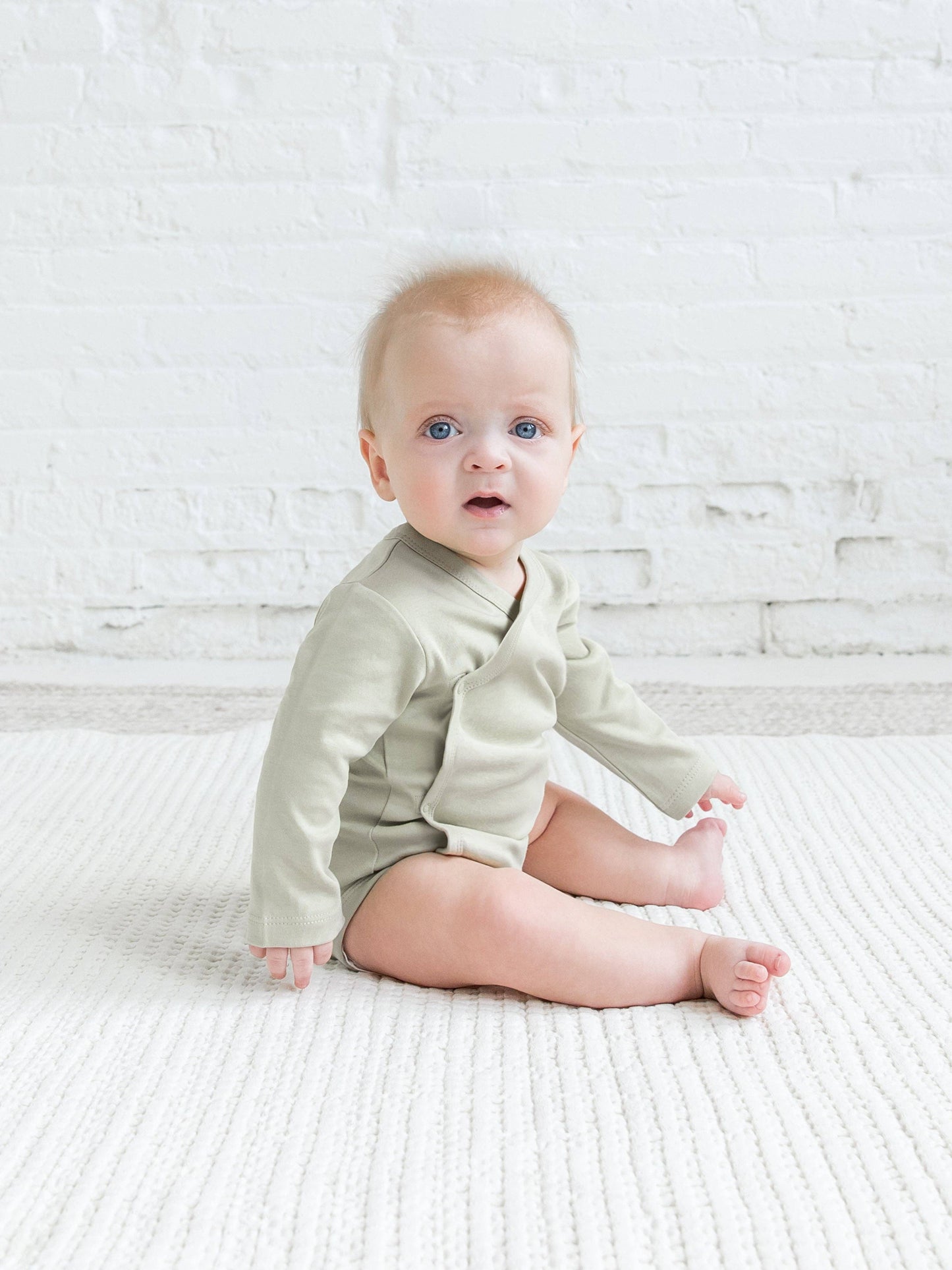 Classic Long Sleeve Kimono Bodysuit