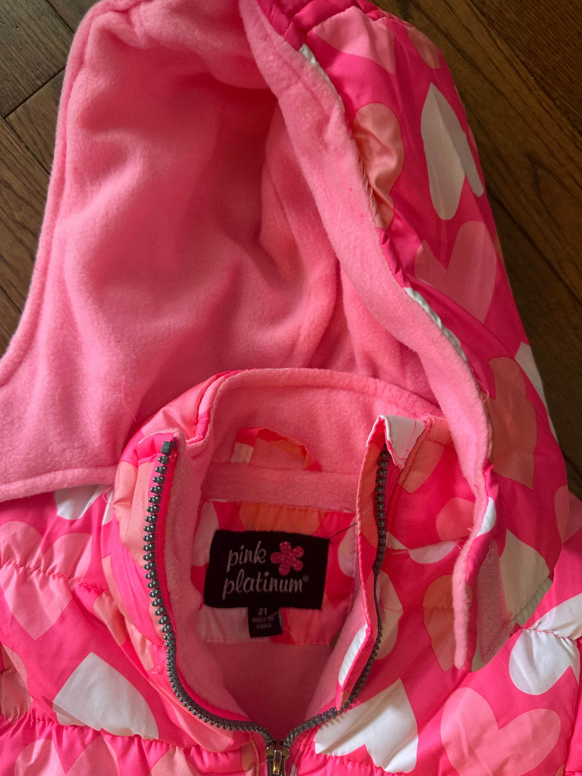 2T Pink Platinum Brand Coat