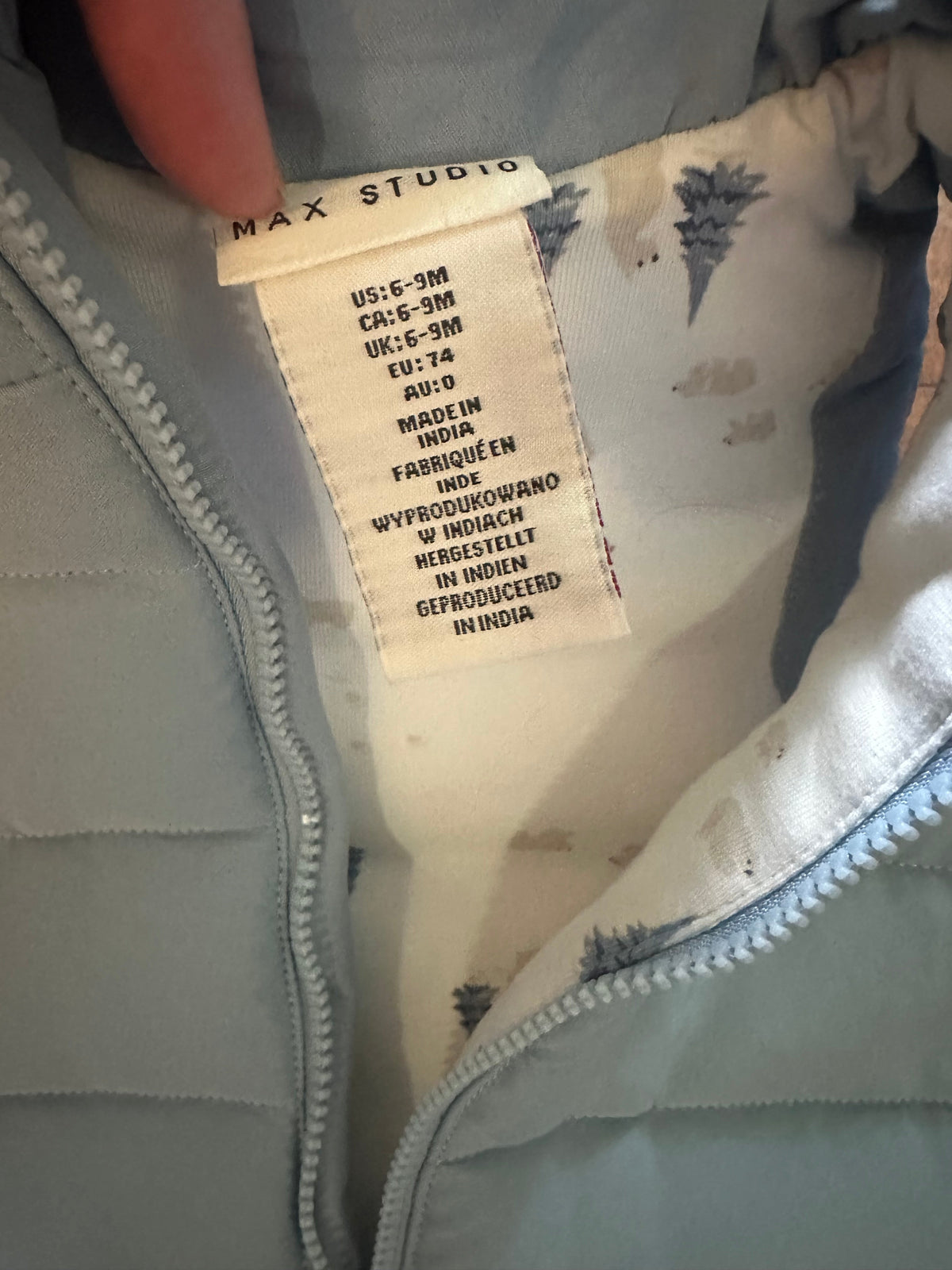 9M Blue Outerwear Vest