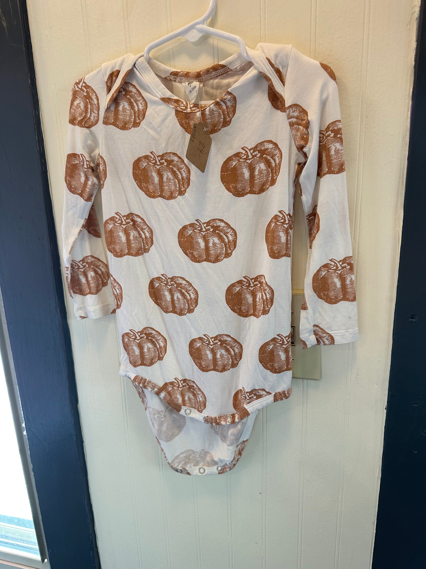 Kate Quinn Pumpkin Onesie