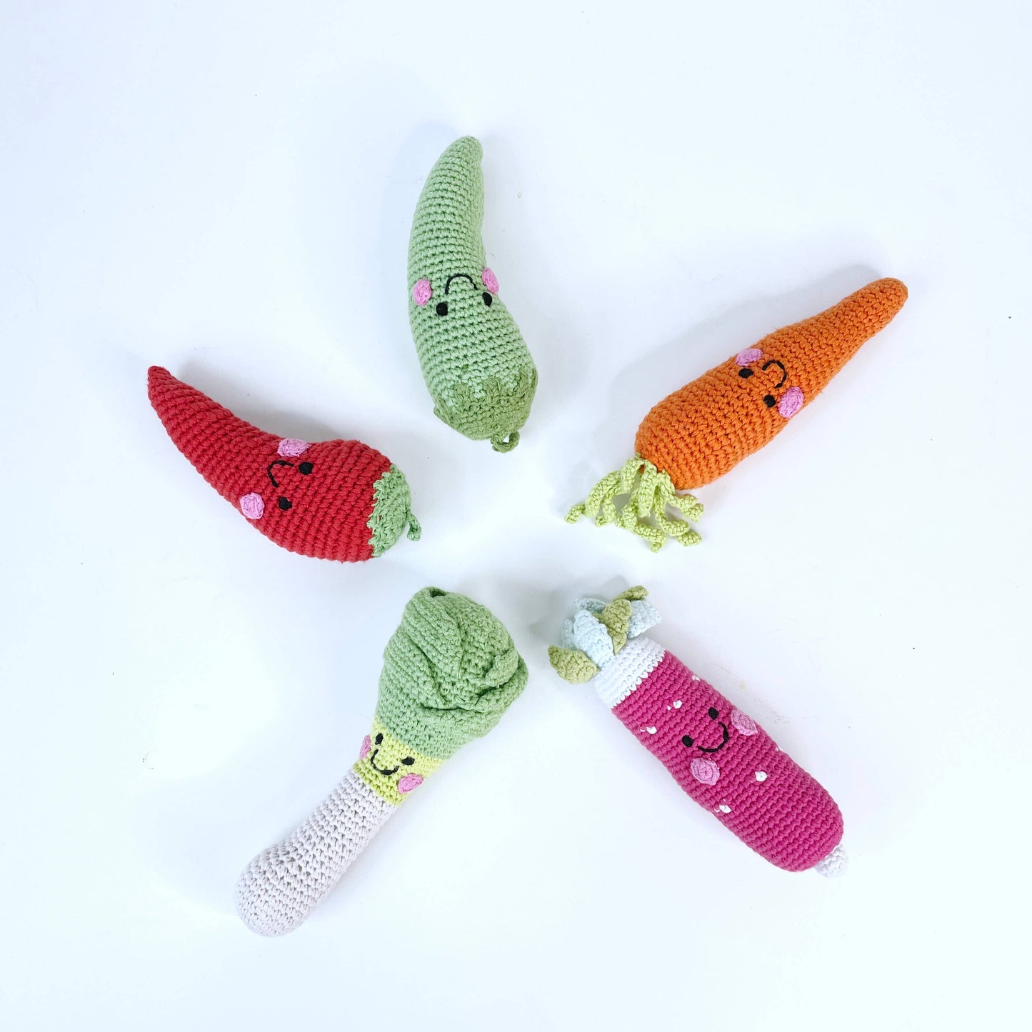 Pretend Play Food Rattle - Carrot