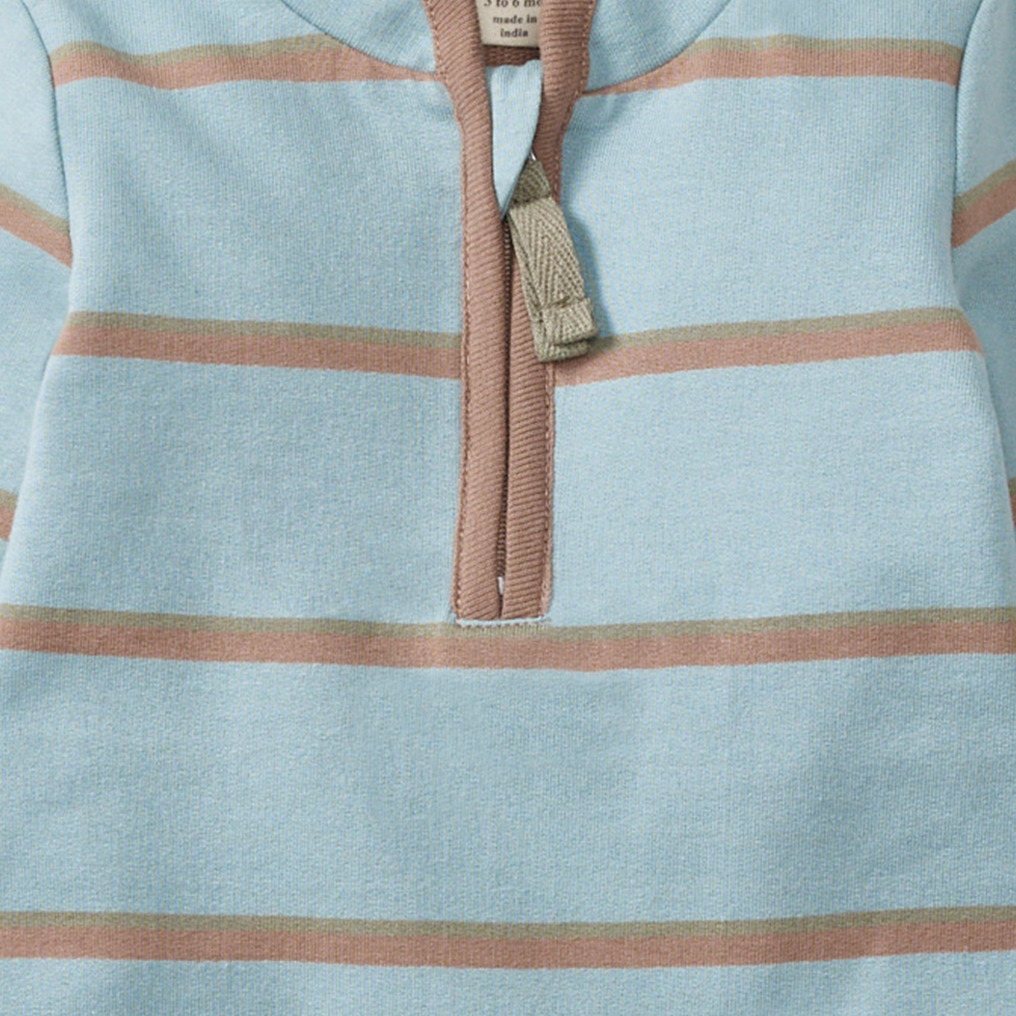 Holland Stripe Infant Blue Jumpsuit