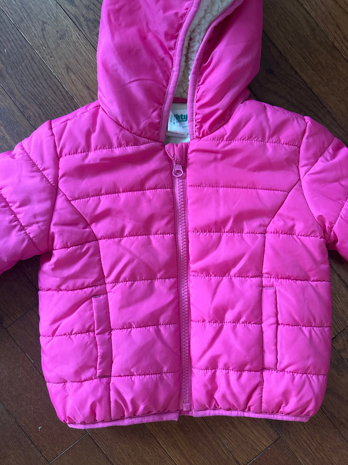 18M Pink Puffer Jacket