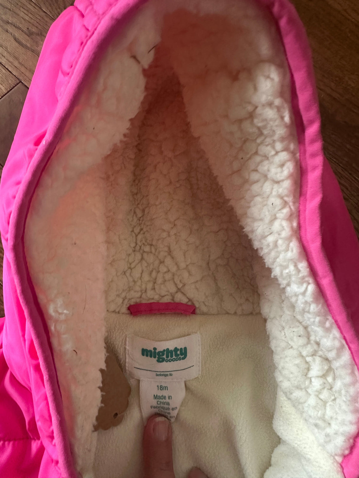 18M Pink Puffer Jacket
