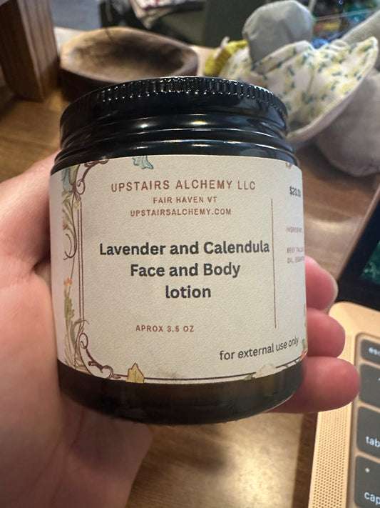 Lavender and Calendula Face and Body Lotion