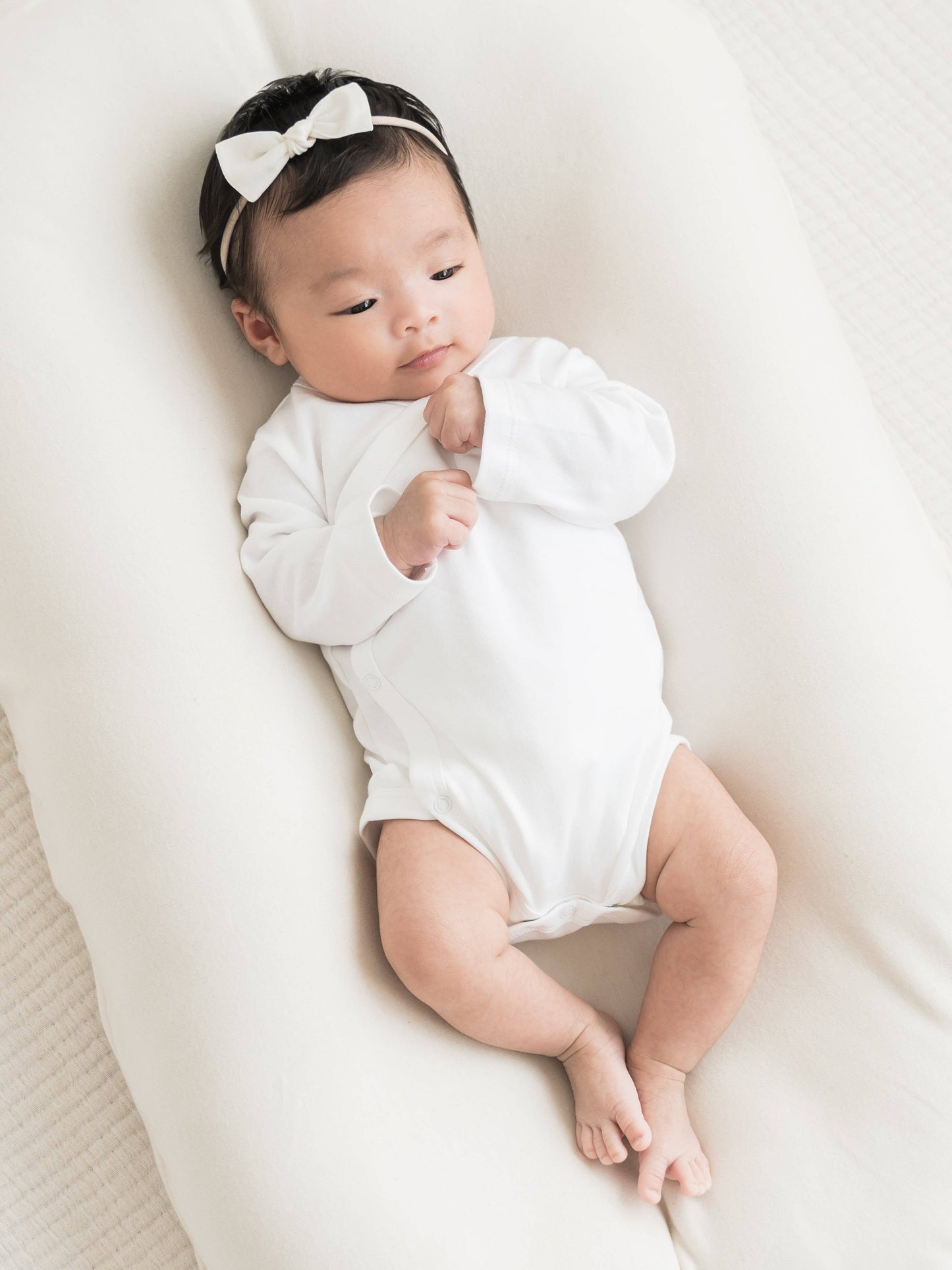 Classic Long Sleeve Kimono Bodysuit