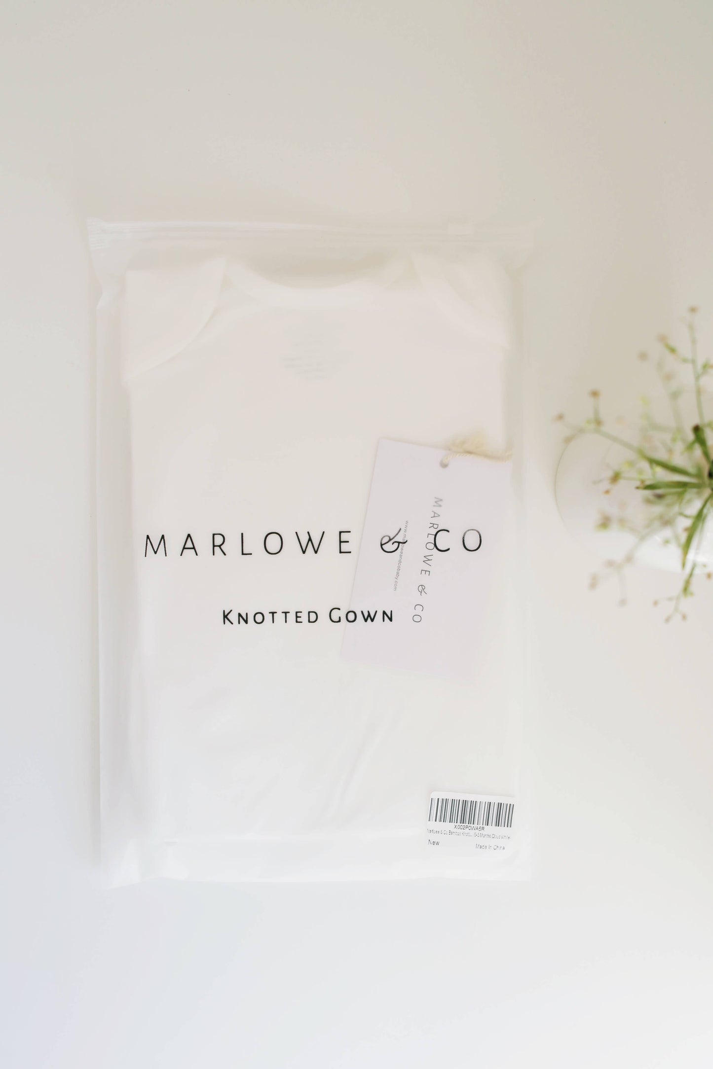 Cinnamon Organic Cotton Knotted Gown
